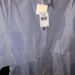 Kate Spade Medium striped peplum shirt NWT